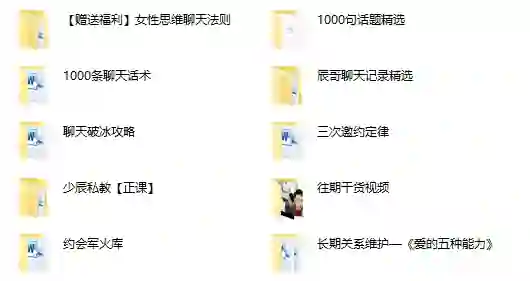 图片[1]-丘比特恋爱少辰私教军团+女性思维聊天实战指南-知行情感社