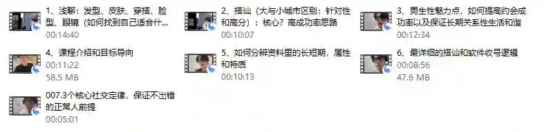 林老头《资源收集与形象入门》24年度体系课-知行情感社