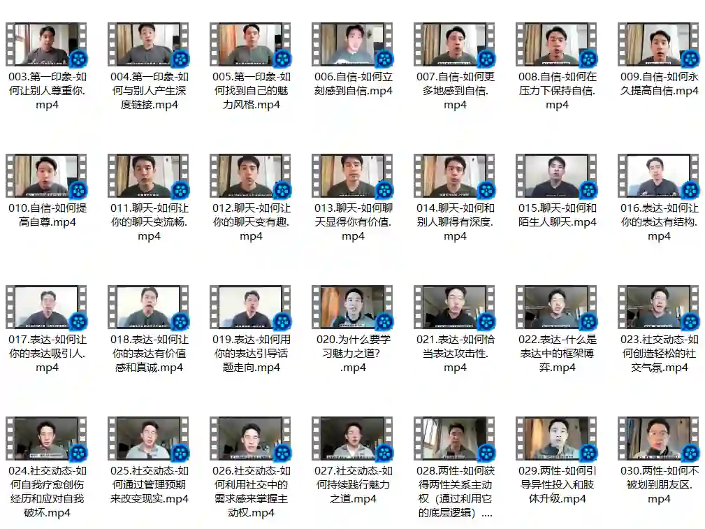 魅力之道标准版｜实战指南+限时专属揭秘-知行情感社